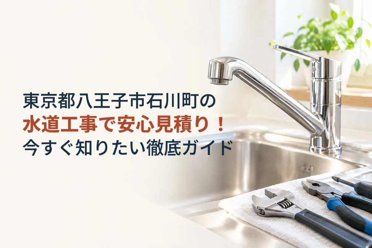東京都八王子市石川町の水道工事で安心見積り!今すぐ知りたい徹底ガイド